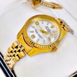 ROLEX PRESIDENCIAL. Mujer. Dorado Fondo Blanco.