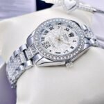 ROLEX MURANO NUMEROS ROMANOS. Mujer. Plateado.