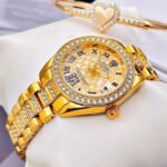 ROLEX MURANO NUMEROS ROMANOS. Mujer. Dorado.