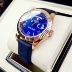 ROLEX PRESIDENCIAL. PULSO EN CUERO. Hombre. Color Azul.