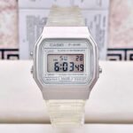 CASIO RETRO SILICONA. Mujer. Blanco.
