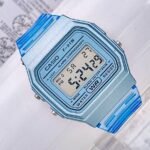 CASIO RETRO SILICONA. Mujer. Azul.