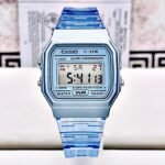 CASIO RETRO SILICONA. Mujer. Azul.