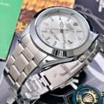 ROLEX STETIC. Hombre. Plateado Fondo Blanco.