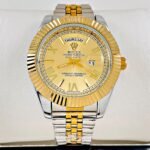 ROLEX PRESIDENCIAL NUMEROS ROMANOS. Hombre. Bicolor Fondo Dorado.